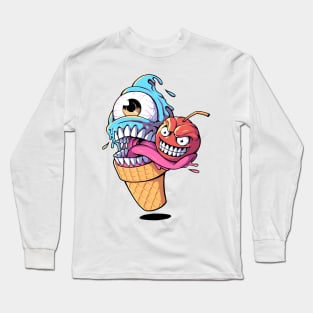 Monster cream ice berry Long Sleeve T-Shirt